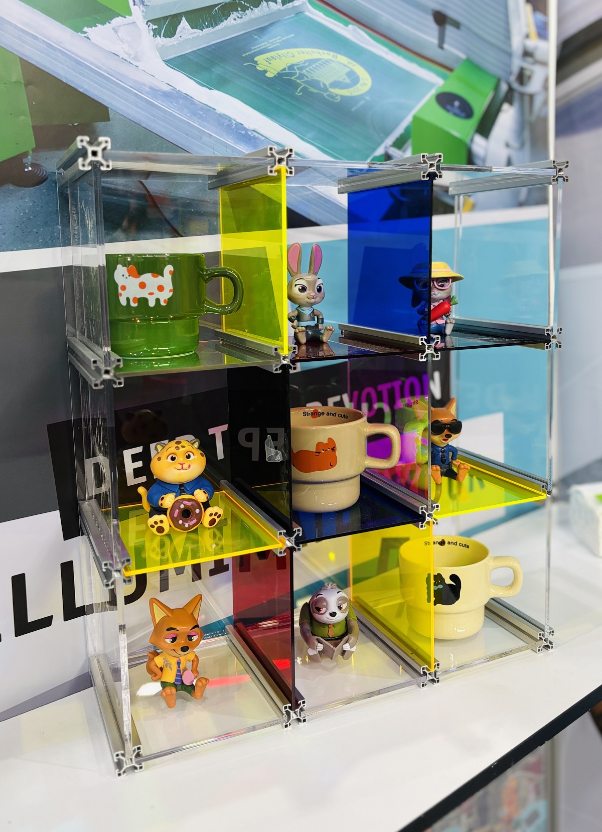 Acrylic retail display stand at ASEAN Retail Show 2026