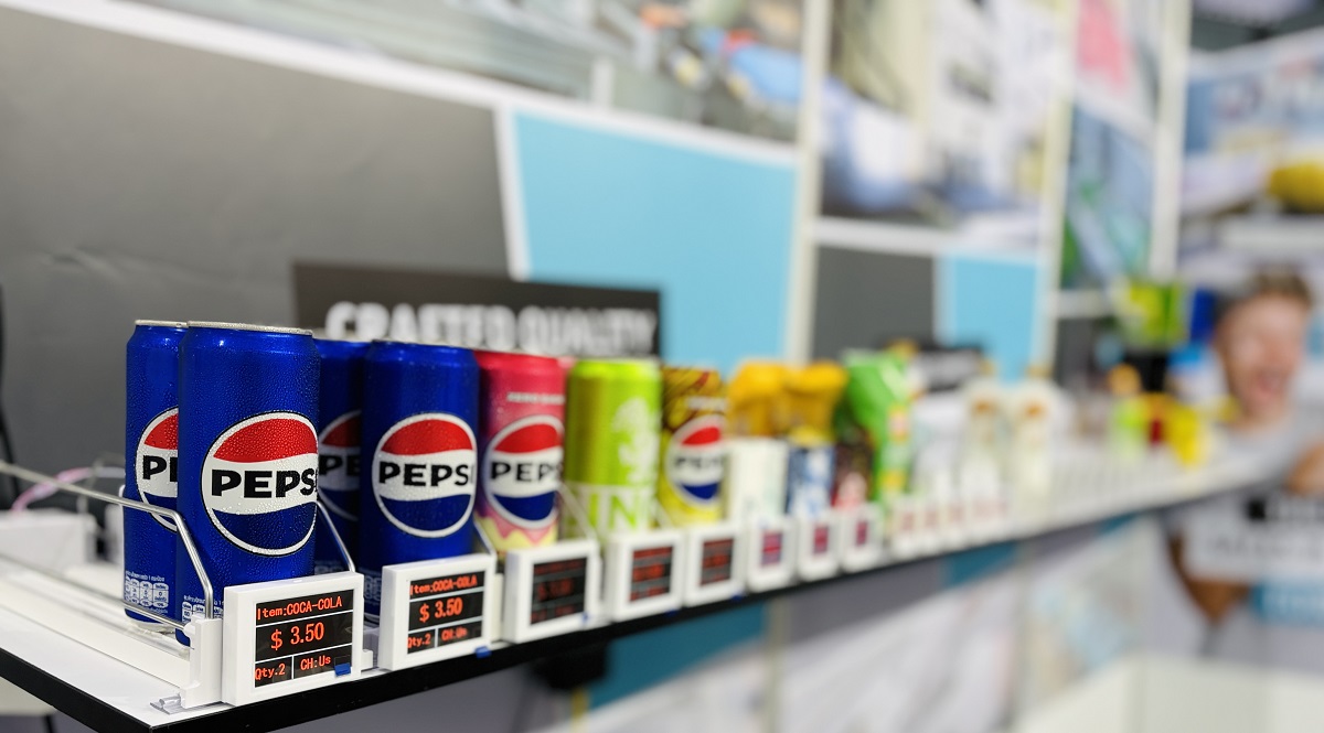 Electronic shelf label solution with shelf management system